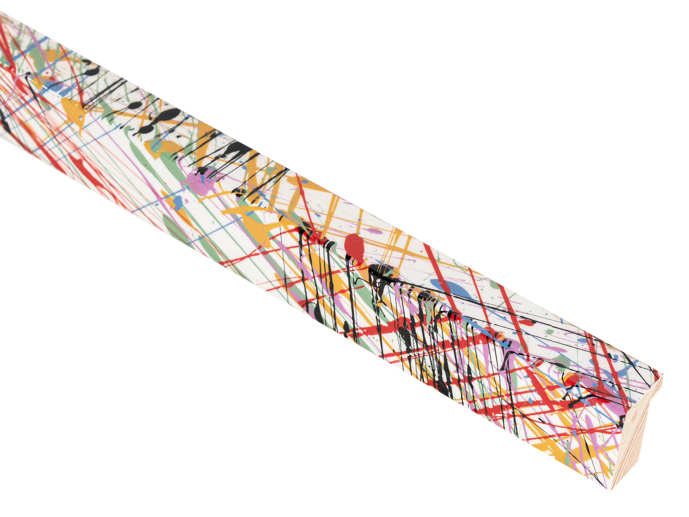 Jackson White with multicolour 20mm picture frame moulding