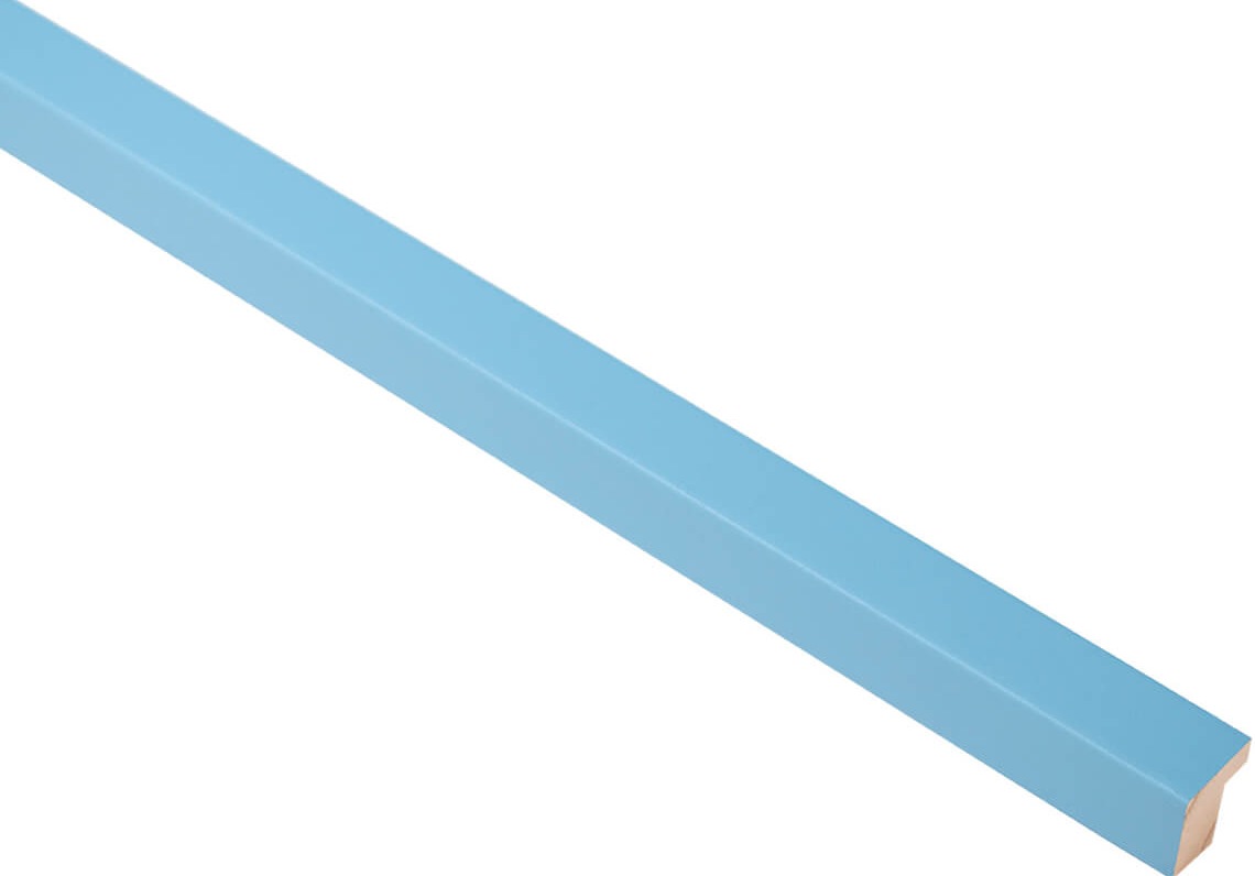 Sundae Light Blue 16mm picture frame moulding