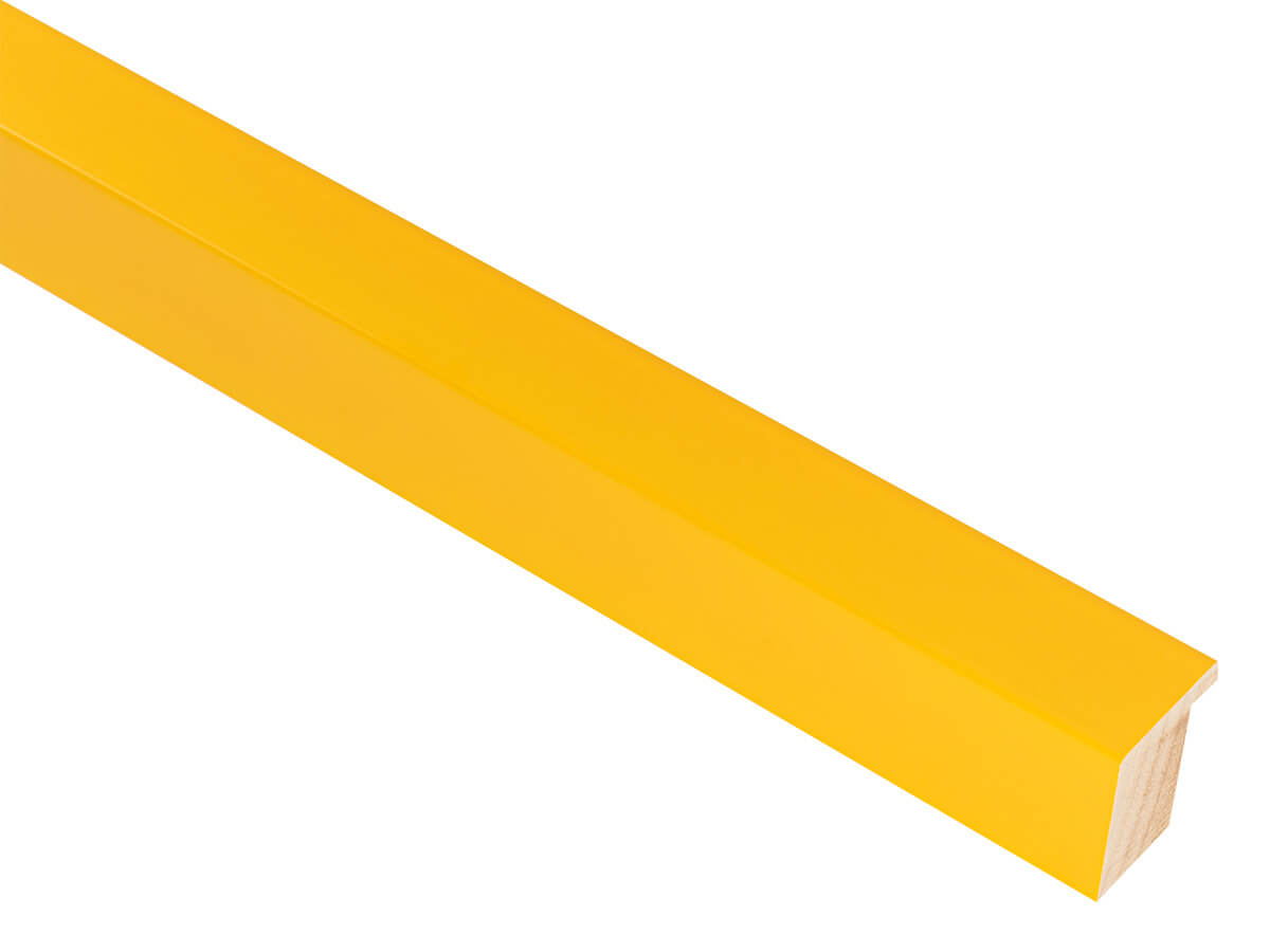 Gelato Bright Yellow 25mm picture frame moulding