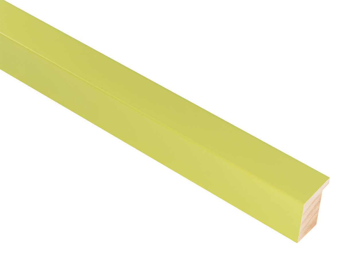 Gelato Lime Green 25mm picture frame moulding
