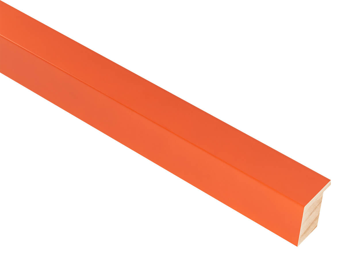 Gelato Orange 25mm picture frame moulding