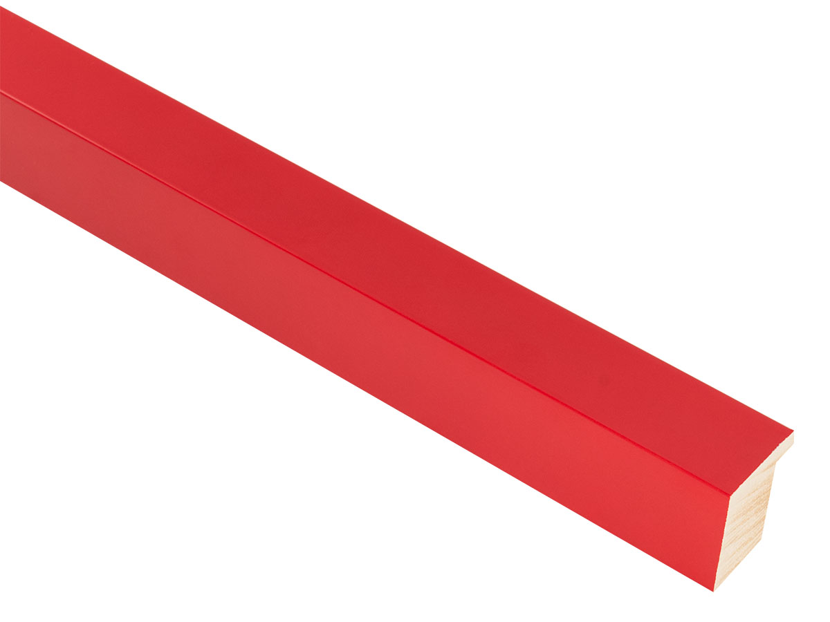 Gelato Red 25mm picture frame moulding