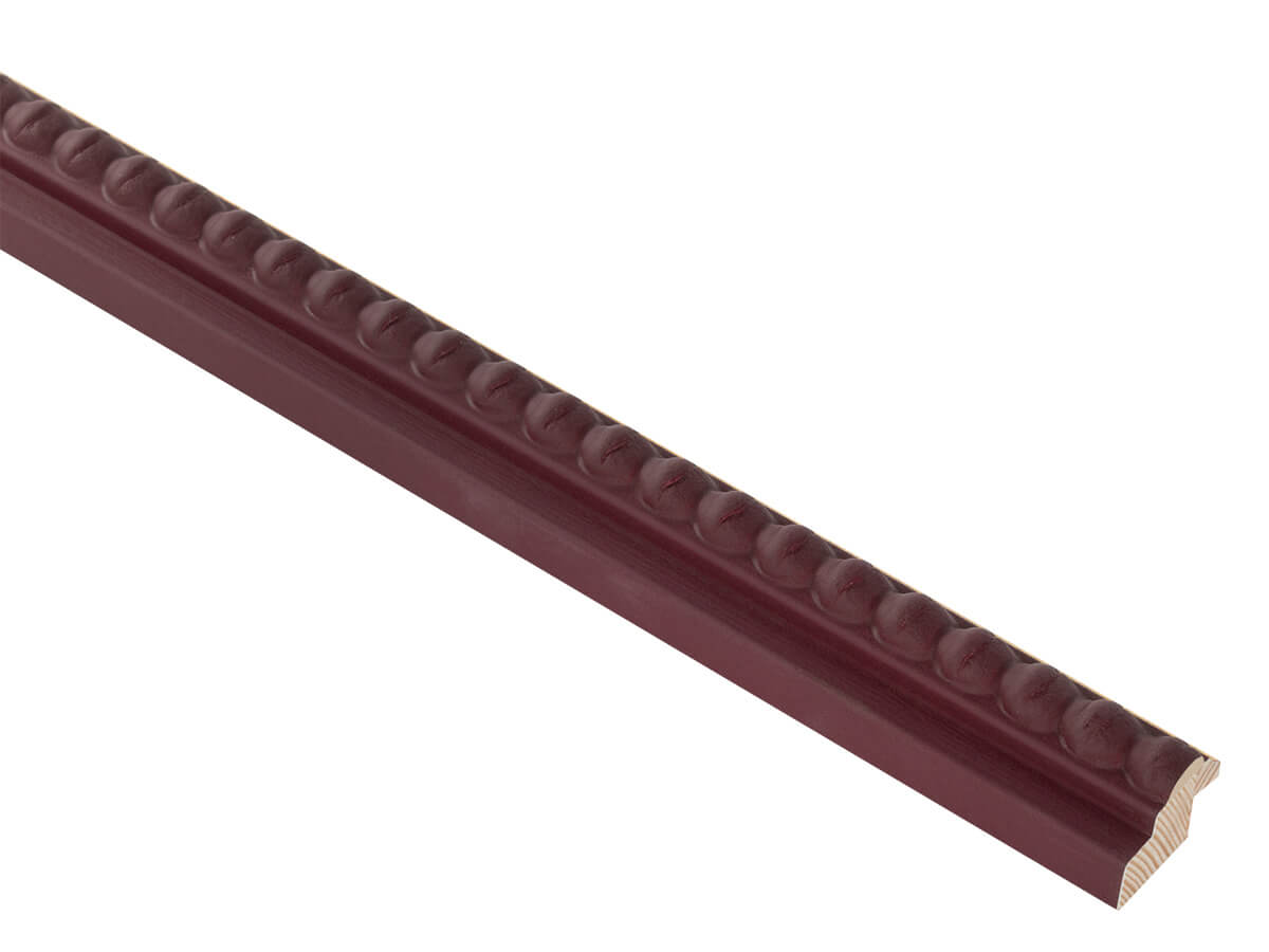 Palette Red Grape with Gold 25mm picture frame moulding