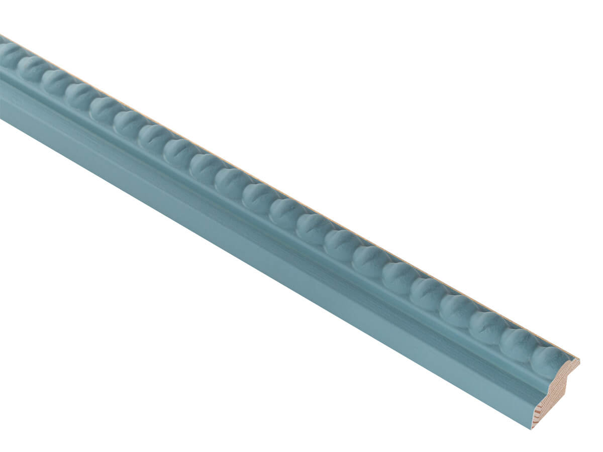 Palette Grey Blue with Silver 25mm picture frame moulding