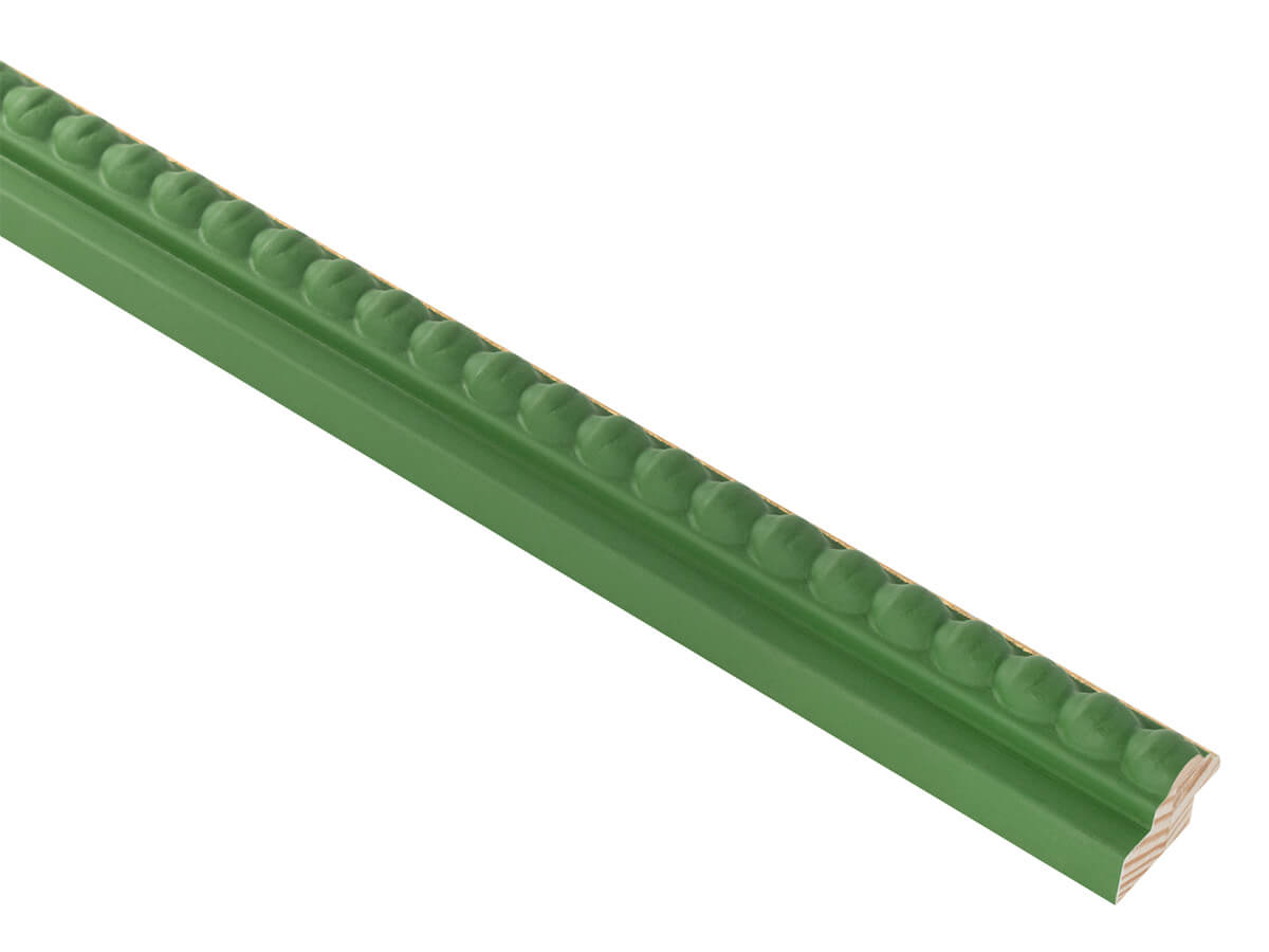 Palette Grass Green with Gold 25mm picture frame moulding