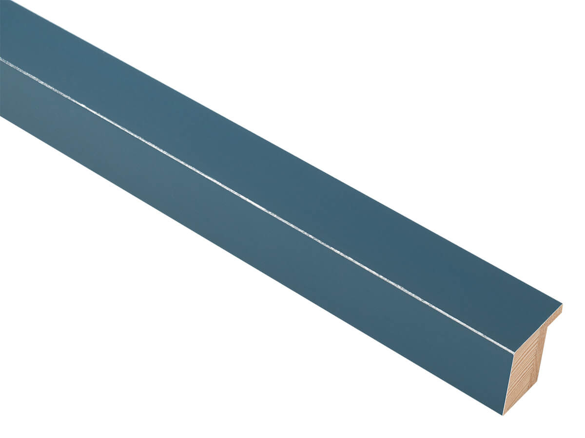 Palette Air Force Blue with Silver 30mm picture frame moulding