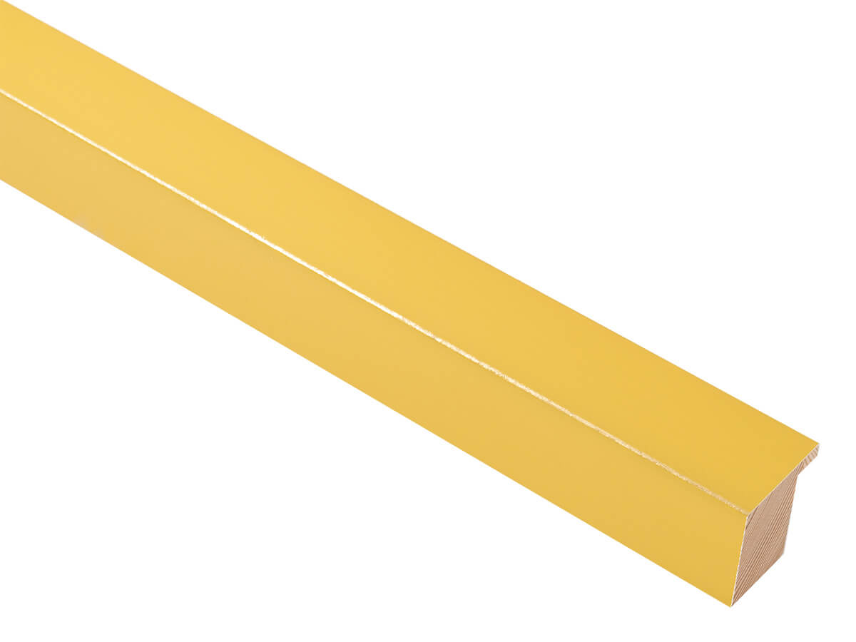 Palette Mustard Yellow with Gold 30mm picture frame moulding