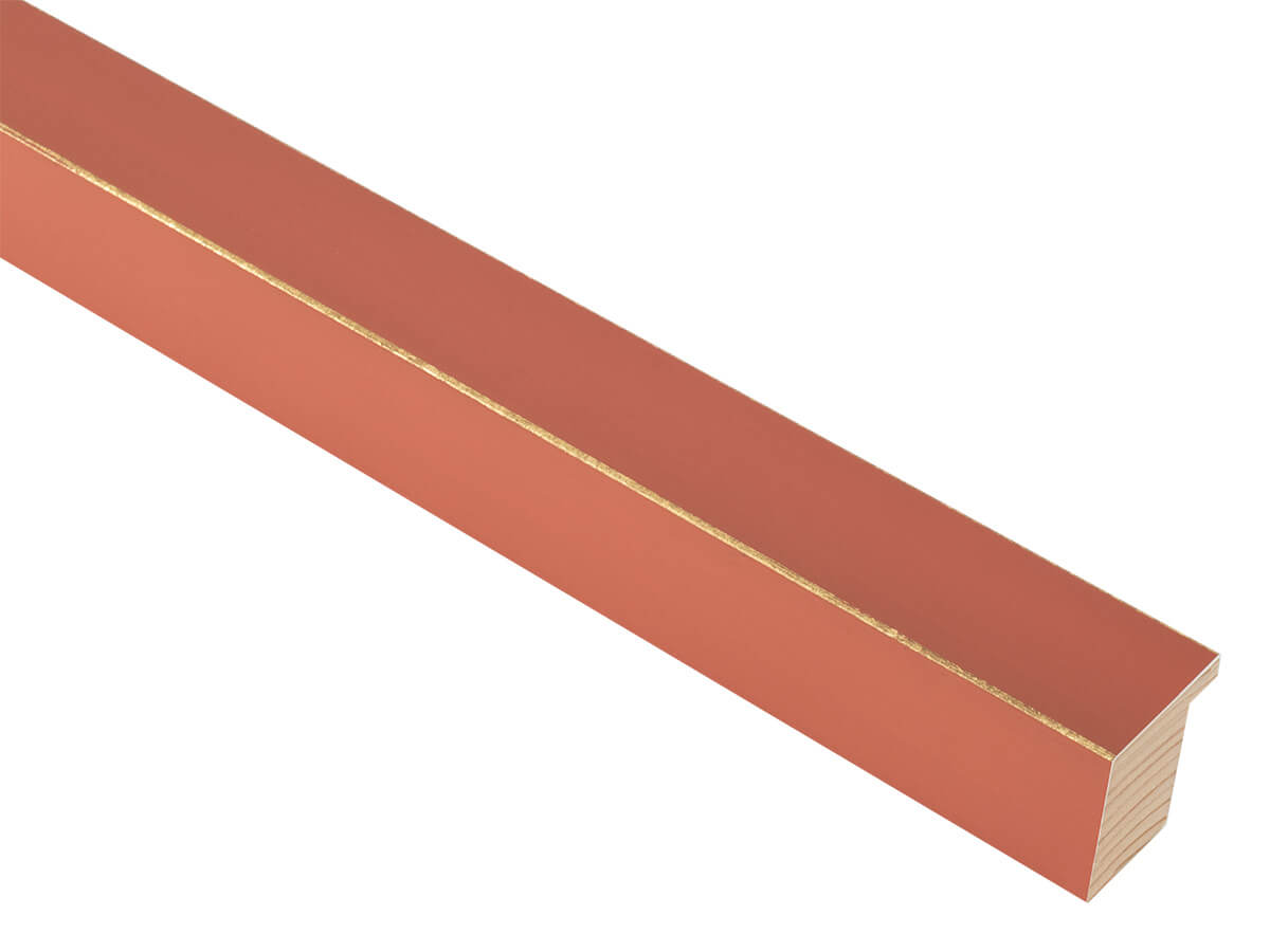 Palette Terracotta with Gold 30mm picture frame moulding