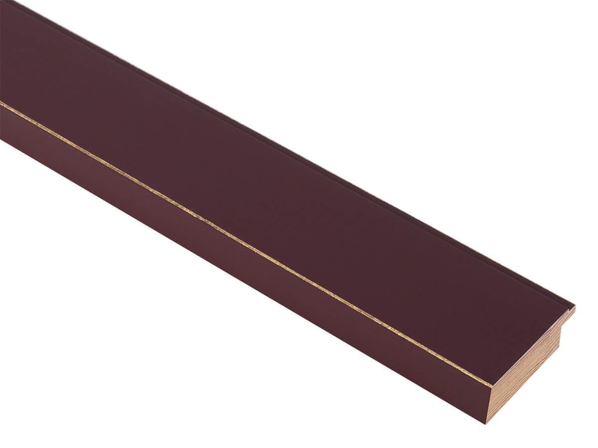 Palette Red Grape with Gold 48mm picture frame moulding