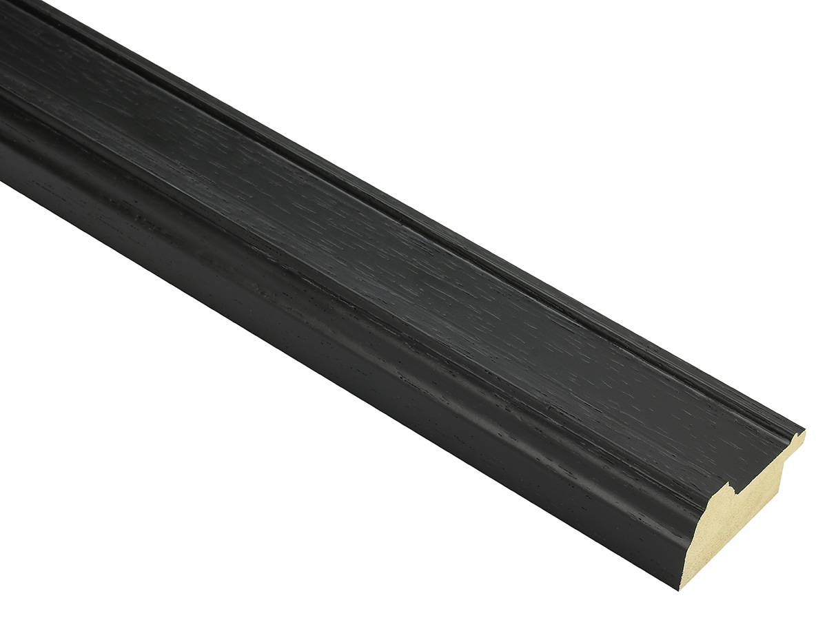 Brompton Black 49mm picture frame moulding