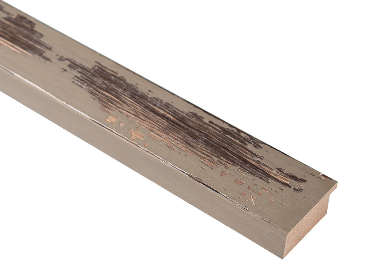 Havana Worn Taupe 50mm picture frame moulding
