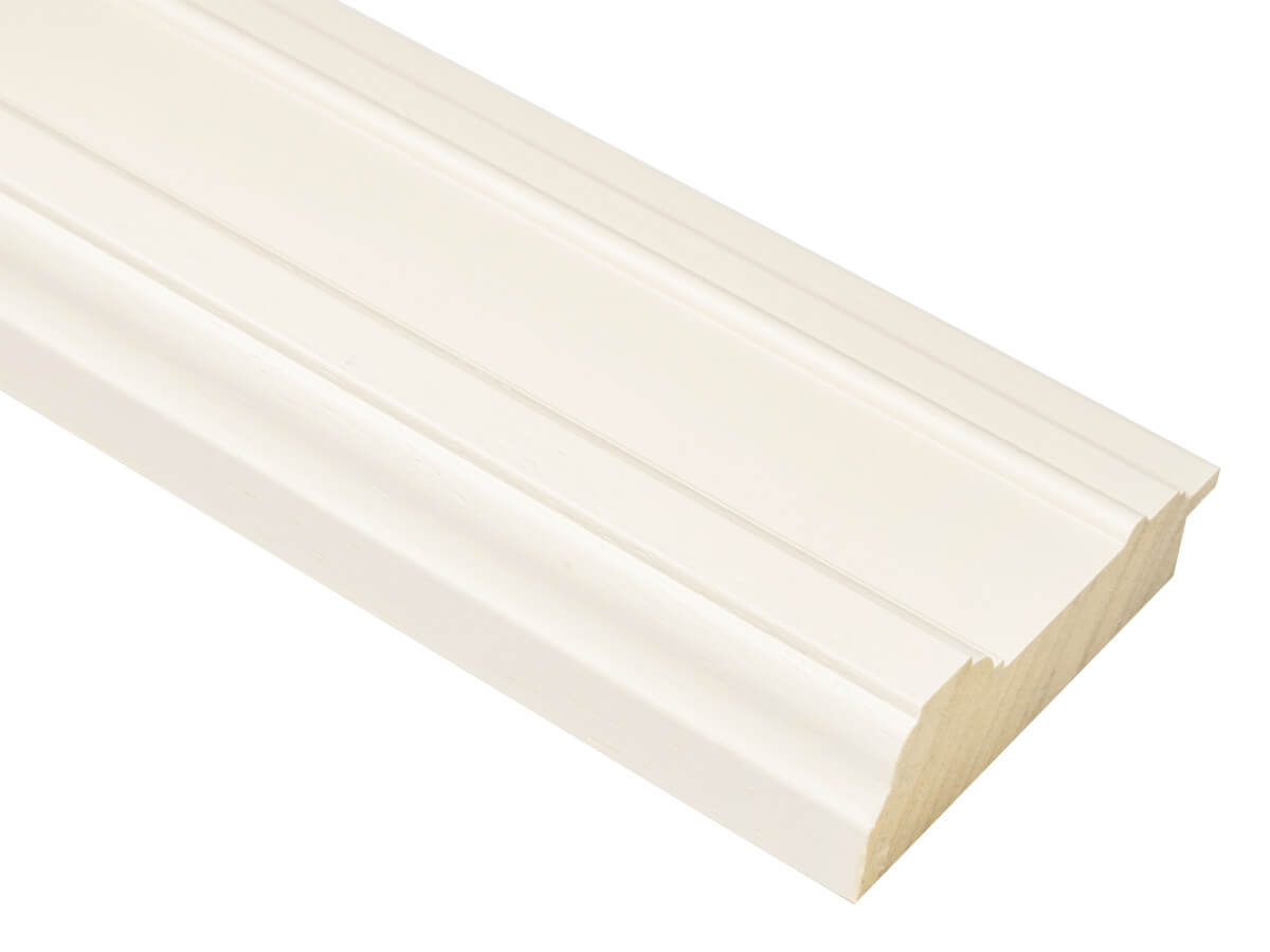 Brompton Limewash 91mm picture frame moulding