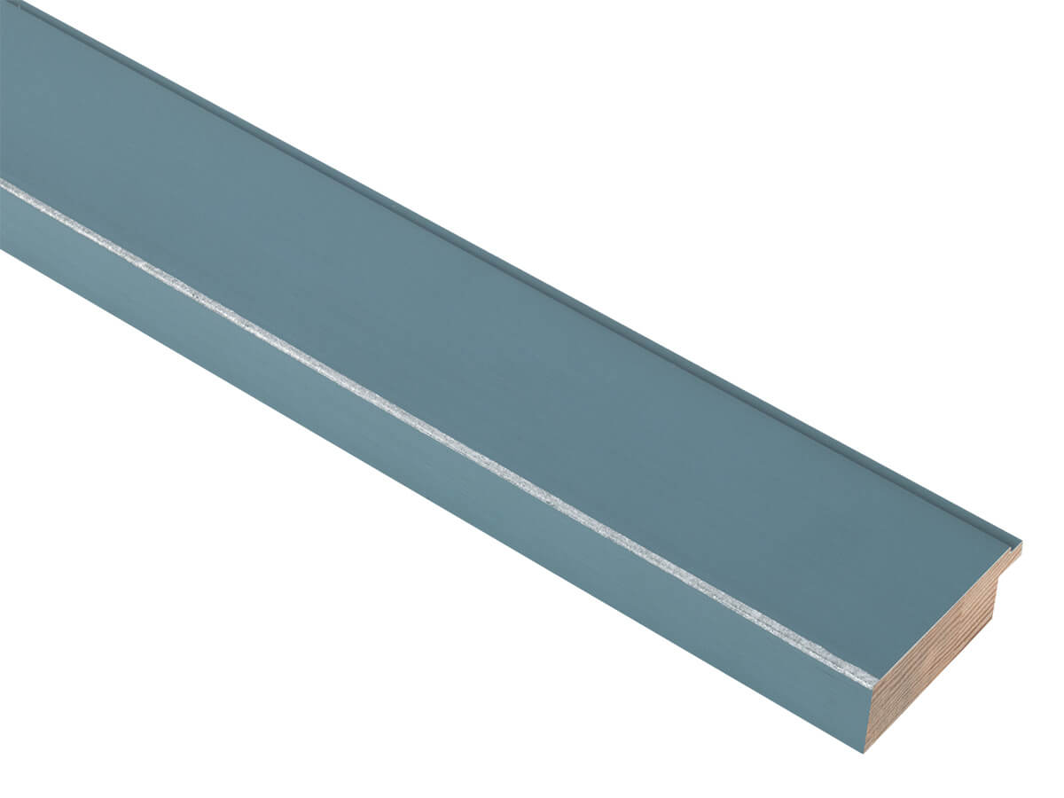 Palette Grey Blue with Silver 48mm picture frame moulding