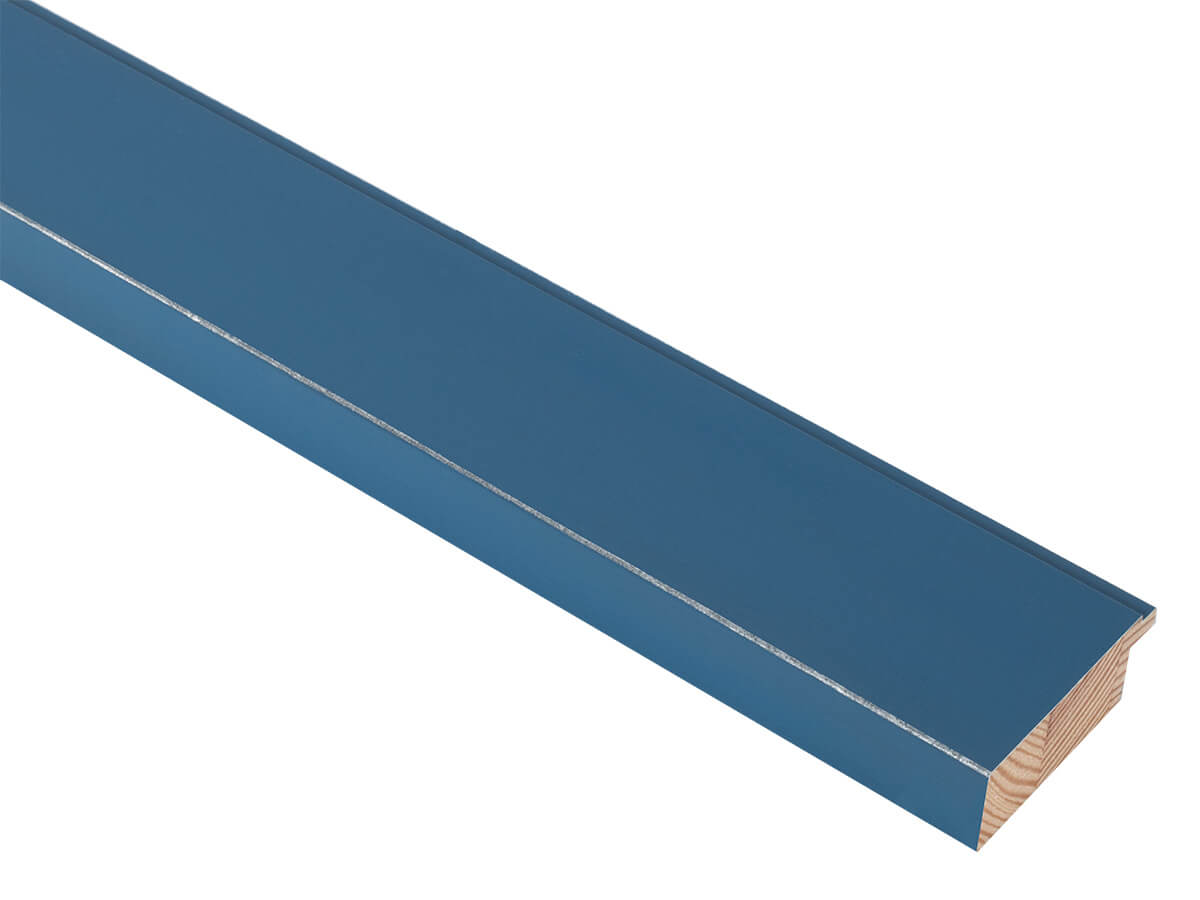 Palette Steel Blue with Silver 48mm picture frame moulding