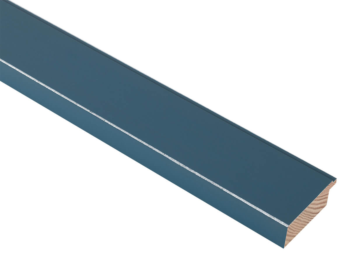 Palette Air Force Blue with Silver 48mm picture frame moulding