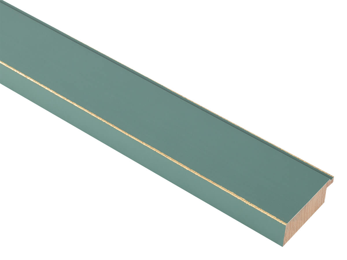 Palette Litchen Green with Gold 48mm picture frame moulding