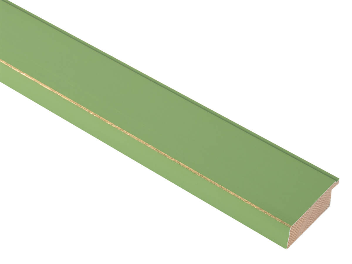 Palette Apple Green with Gold 48mm picture frame moulding