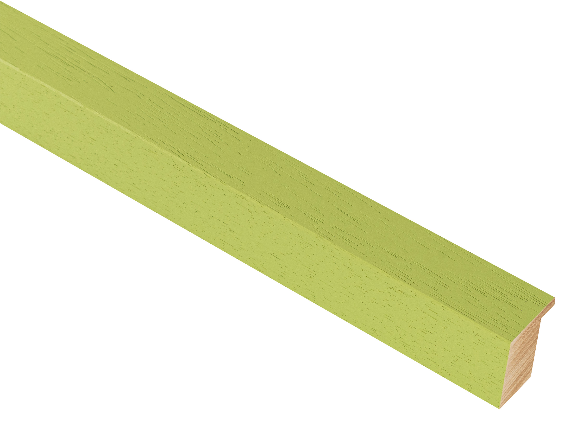 Gelato Open Grain Lime Green 25mm picture frame moulding
