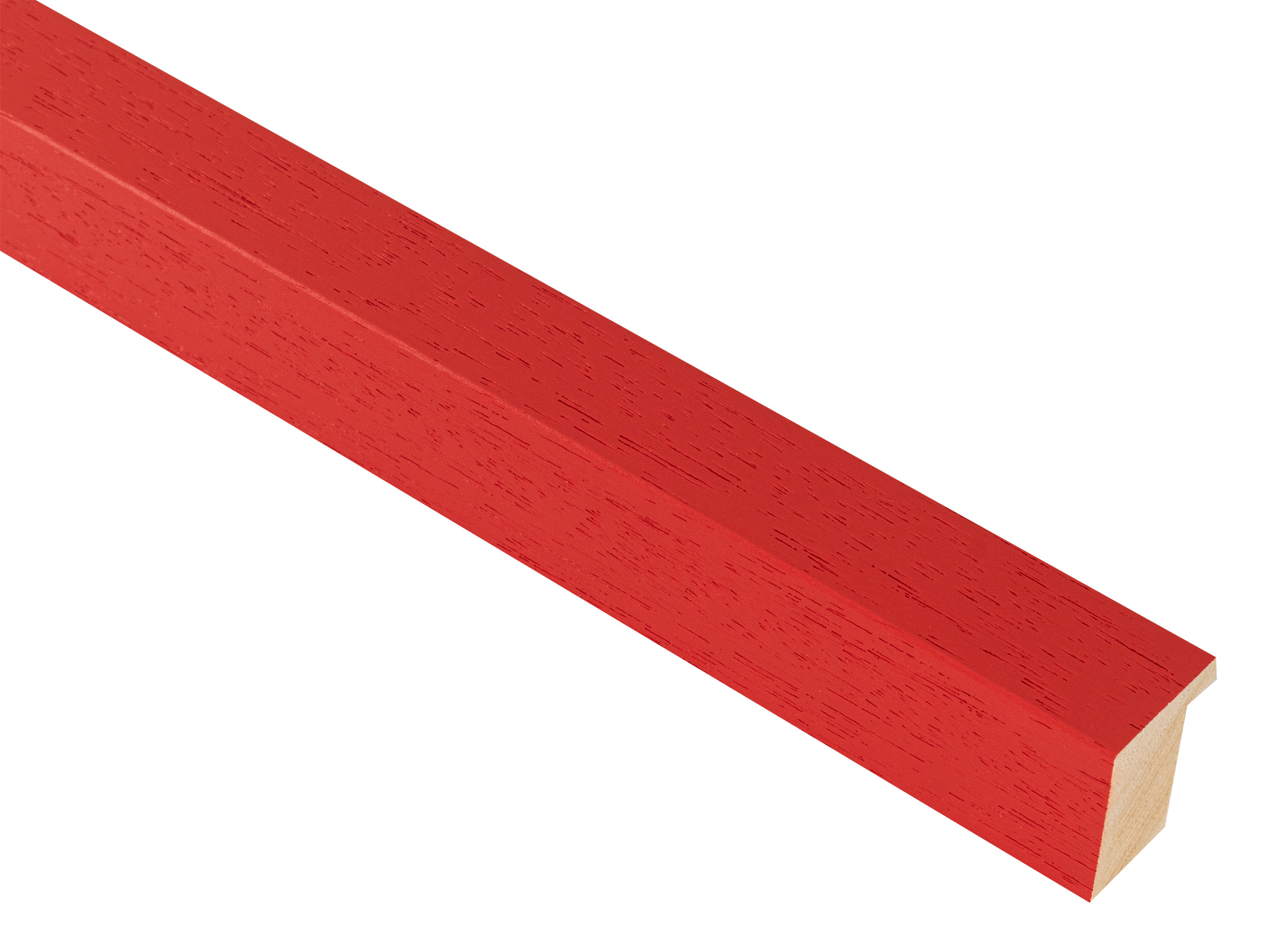 Gelato Open Grain Red 25mm picture frame moulding