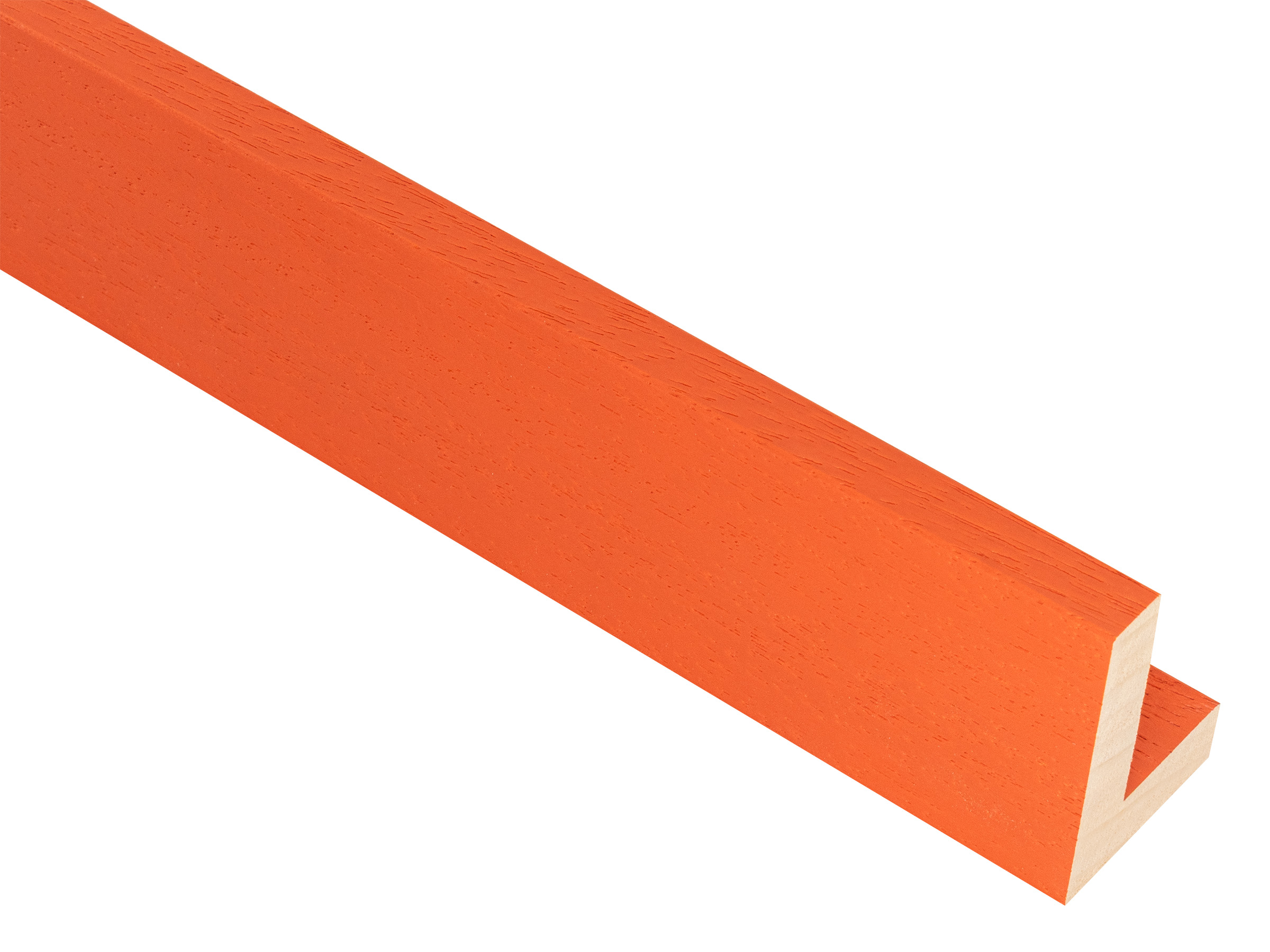 Gelato L Style Open Grain Orange 12mm picture frame moulding
