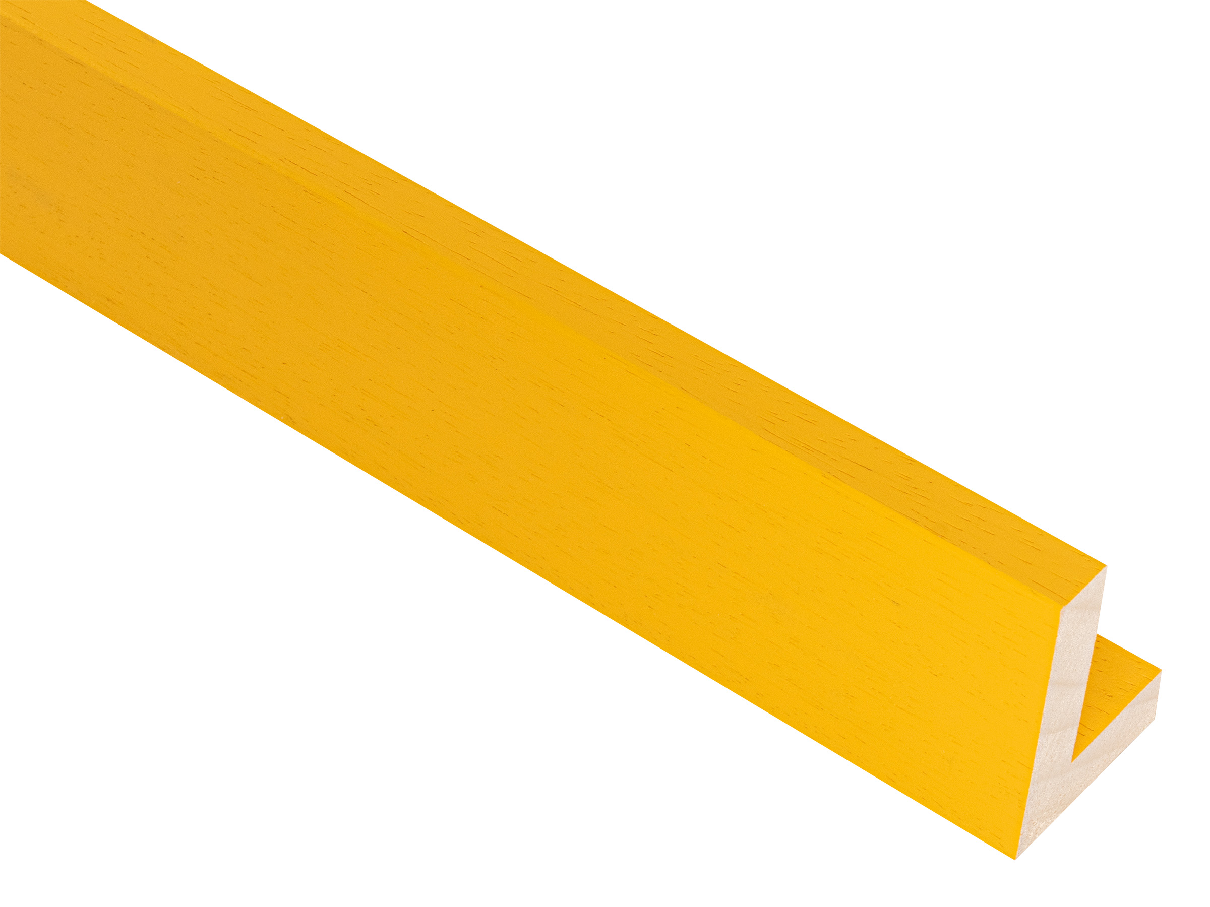 Gelato L Style Open Grain Bright Yellow 12mm picture frame moulding