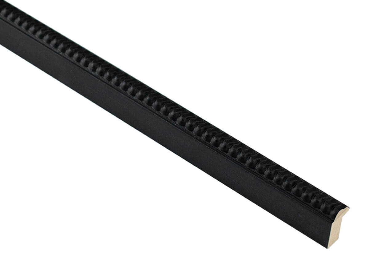 Victoria Black 16mm picture frame moulding