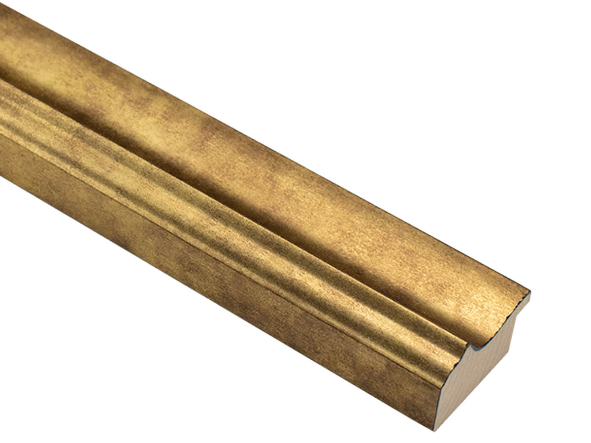 Ferrous Textured Gold 47mm picture frame moulding