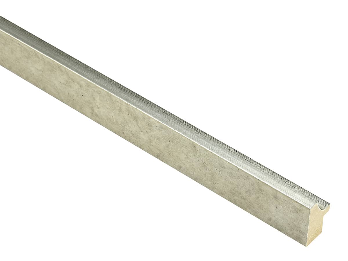 Monaco Silver Leaf 20mm picture frame moulding