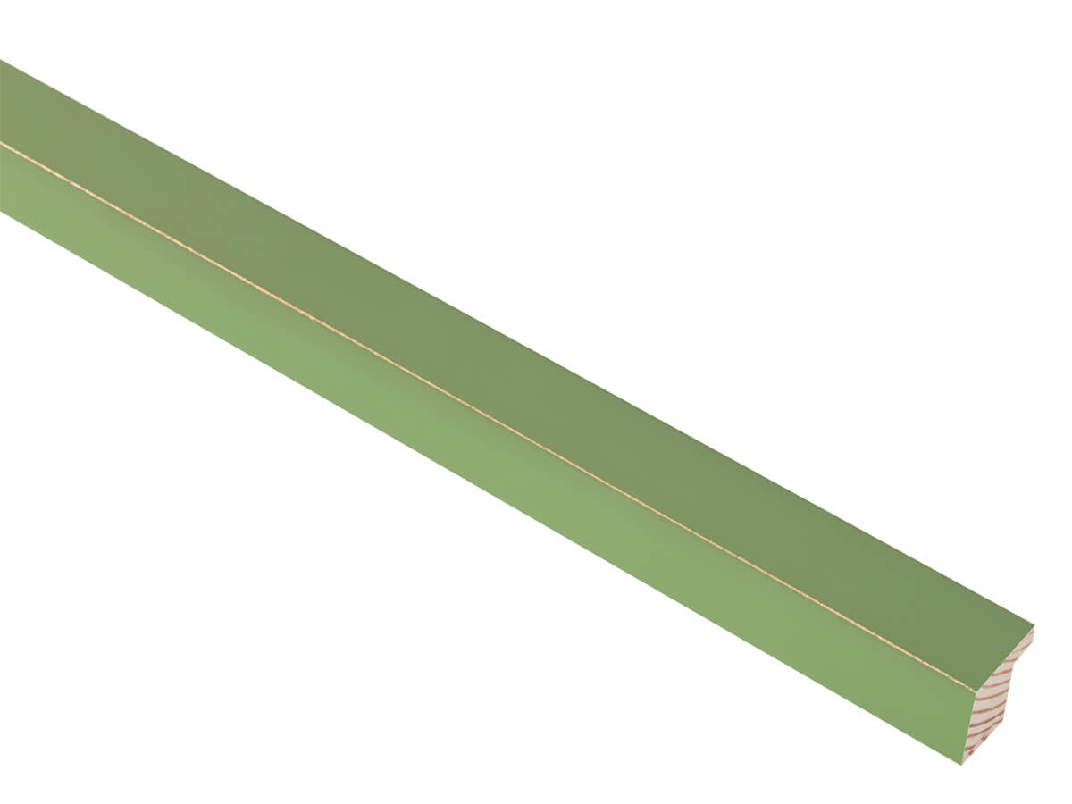 Palette Apple Green with Gold 20mm picture frame moulding