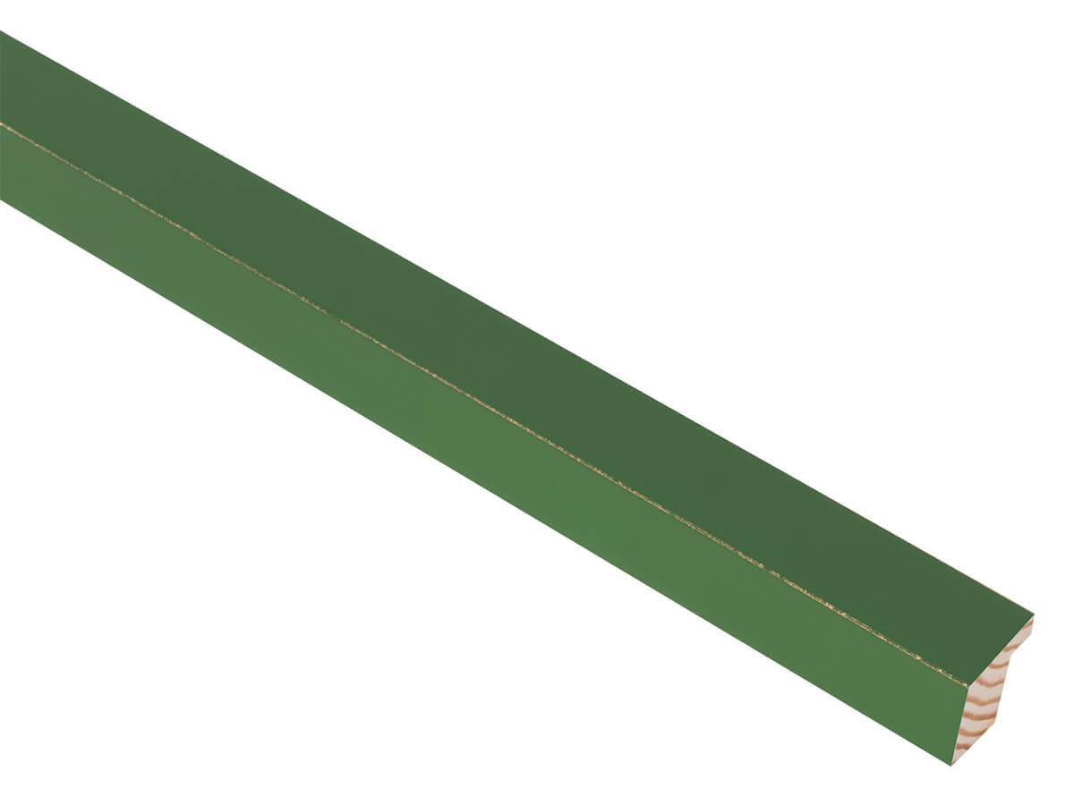 Palette Grass Green with Gold 20mm picture frame moulding