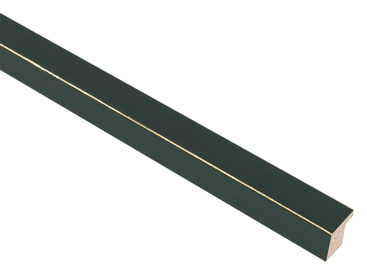 Palette Moss Green with Gold 20mm picture frame moulding