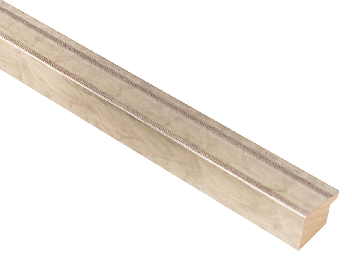 Regency Silver Leaf 35mm picture frame moulding